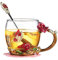 evecase Tasse Papillons Rose Fleurs Avec Cuillère,Cadeau Femme/Maman/Nounou/Maitresse/Mamie,Cadeau Anniversaire Femme|Fete des Meres|Fete des Grand Mere|Femme Noel|Maman Noel|Saint Valentin Femme