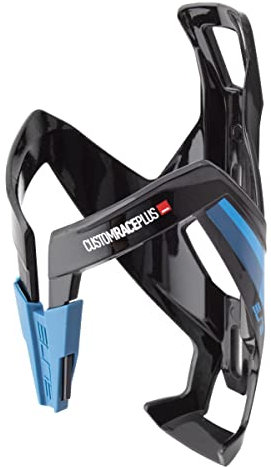 Elite Elite S.R.L. CustomRacePlus Trinkflaschenhalter Glanzschwarz/Blau Einheitsgröße