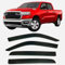 2019 2020 2021 Rauchgetöntes Seitenfenster-Windabweiser, Regenschutz, nur kompatibel mit Dodge Ram 1500 Crew Cab – 4-teiliges Set