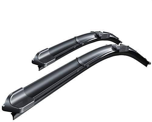 Mossa Vordere Scheibenwischer kompatibel mit VW Volkswagen Golf VII (08.2012-2020) - flache Premium Wischerblätter