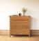 Hallowood Furniture Hereford Oak Chest of Drawers, 3 Wooden Chest Drawers, Small Solid Light Oak Dresser for Bedroom, Living Room & Hallway, Fully Assembled Bedroom Furniture