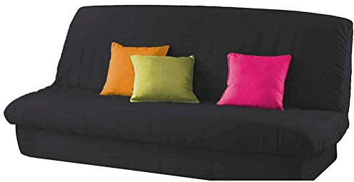 Promo Linge Housse De Clic Clac Matelassée - Noir