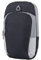 Borsa Sportiva, Tasca da Braccia, Doppia Strati di Tasca per Porta Cellulare, Chiavi, Portafoglio, per Smartphone fino 6,4 Pollici, Adatto per Fitness, Corsa, Jogging, Ciclism (Nero)