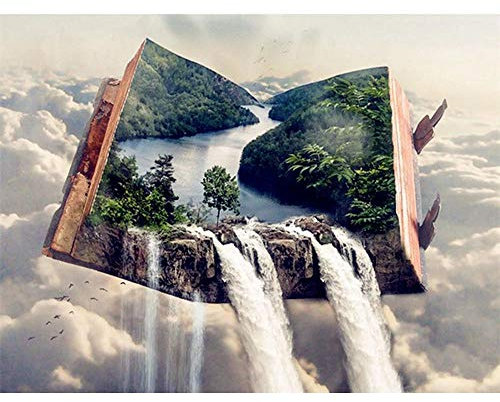 Puzzle 4000 Teile, Landschaft am Himmel Impossible Puzzle, Geschicklichkeitsspiel für die ganze Familie, farbenfrohes Legespiel, Erwachsenenpuzzle ab 14 Jahren-55.70x34.44 Zoll (141.5 x 87.5cm)