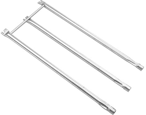 Derurizy 7506 Edelstahl-Brennerrohr-Set für Weber Genesis 1000 bis 5500, Genesis Gold B und C, Genesis Platinum I und II (vor 2002), 3033609, 3037506 Gasgrill-Modelle