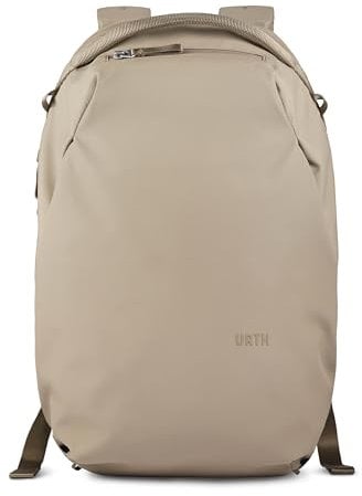 Urth Norite 24L Modular Camera & Laptop Travel Backpack - Water Resistant, Anti-Theft, Recycled Bag for DSLR, 13-16 Inch Laptop in Beige
