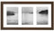 Americanflat Cadre photo de collage en noyer – Affichez trois photos de 10 x 15 cm sur votre mur, parfait comme cadre photo de collage familial
