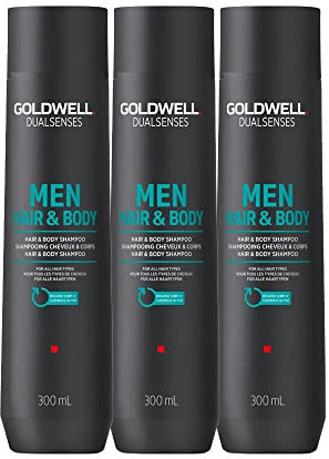 Goldwell Dualsenses Men Hair & Body Shampoo 300mlx3