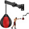 Speed Bag Boxsack, Wandhalterung höhenverstellbar & faltbar Speed Bags für Boxen, Wandhalterung Boxing Reflex Ball, Boxsack für Erwachsene, Jugendliche und Kinder, passend für Home Gym Workout