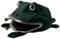 Weavebird Frosch Geldbörse Anime Geschenk The Dutch Velvet Wallet Cute and Stylish Coin Wallet for Kids and Adults, Grün, Schwarz, Anime, handgefertigt, Frosch, Ninja