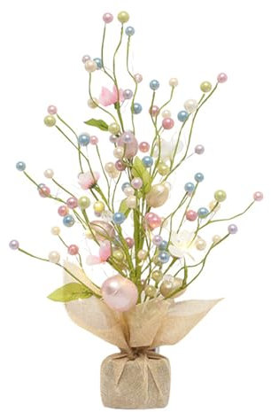 Lichterbaum Lichterzweige für Innenbereich, Tisch-Bonsai Beleuchteter Baum, Osterbaum, LED-DIY-Bonsai-Baumlicht, Dekoration Baum für Hochzeit Empfangstisch, Gefälschter Baum, 45 × 10 × 8 cm