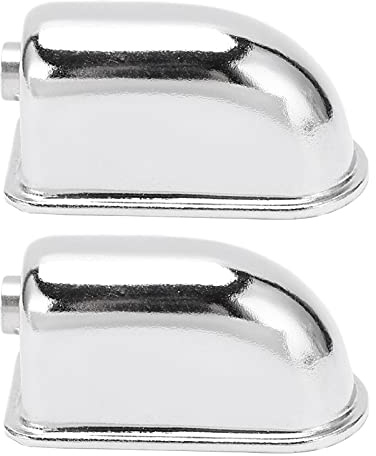 LOCADENCE 2 Stück Drum Lug, Zubehör für die Wartung von Musikinstrumenten, Drum Lug Eisen Chrom Farbe Snare Ear Set, Bassdrums, Snare Drum Percussion, Zubehör Snare Drum Teile (WC27D)