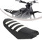 Dirt Bike Sitzbezug, Motorrad-Sitzbezug Anti-Rutsch-Pad Sitzbezug für Talaria Sting MX3 MX4 MX5-Weiß