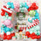 Jobkoo Ballons Weihnachten 146 Stück Rosa Rot Grün Türkis Luftballons Girlande Weihnachts Deko mit Zuckerstangen Folienballon für Christmas Babyparty Geburtstag Neujahr Weihnachtsfeier Deko Outdoor