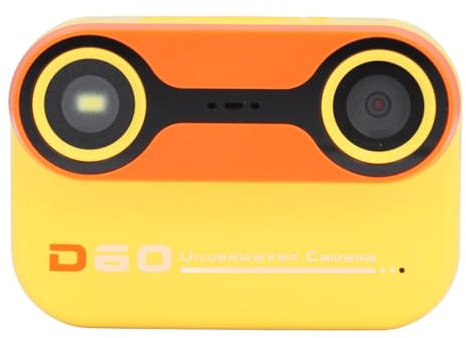 VBESTLIFE Underwater Camera, 3.0M Digital Camera 48MP 10X Optical Zoom 1080P Full HD Video Vlogging Camera 2.4Inch Screen with Tripod, for Kids Beginner (Orange)