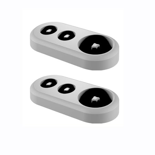 Portaspazzolino elettrico, supporto per spazzolino elettrico, compatibile con Oral Bio, 1 testina e 2 testine per la conservazione in bagno, colore nero, 2 pezzi