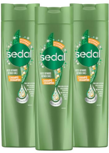 SEDAL Shampoo „Definierte Locken“ – Anti-Frizz, 400ml (3er-Pack)
