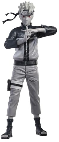 Banpresto Naruto Uzumaki Naruto Shippuden Actionfigur - Noir Edge Collection 23 cm - PZ71319P Mehrfarbig - Sammelfigur - Ideal für Anime-Fans