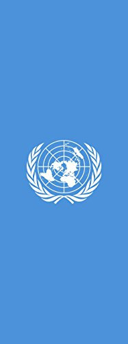 magFlags Drapeau Organisation des Nations Unies, ONU | Portrait Flag | 6m² | 400x150cm