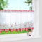 Yujiao Mao Stangendurchzug Scheibengardine Landhausstil Bistrogardine Vorhänge Rot HxB 60x90cm