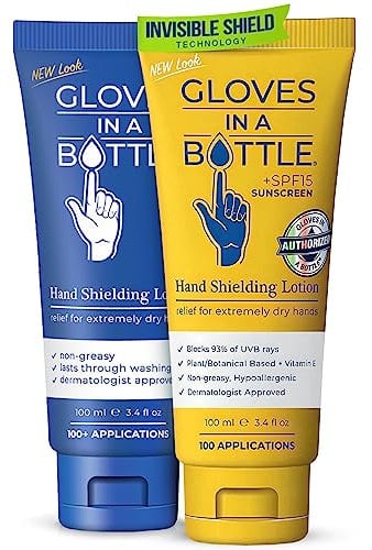 Gloves In A Bottle Shielding Lotion and Sunscreen SPF 15, 3.4 ounces (Set of 2)