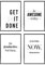 Heimlich – Poster-Set – 4 Stück A3 / 30 x 42 cm – Premium-Poster – ungerahmte Drucke – moderner Stil – Motivation