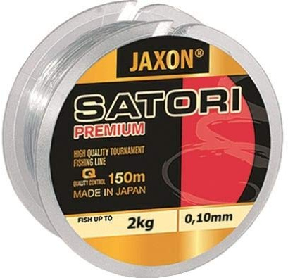 Jaxon Angelschnur Satori Premium Spule 150M 0,10mm-0,35mm Monofile Schnur (0,10mm / 2kg)
