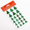 Glitter Christmas Tree's Craft Decorations (Pack of 22)