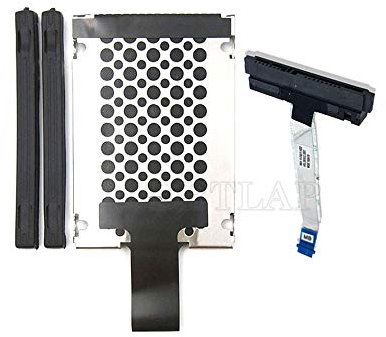 DBTLAP HDD Kabel Kompatible für HP Envy X360 15-BP 15M-BP 15-BQ 15-BQ175NR HDD Kabel & Caddy & Rubber Rail