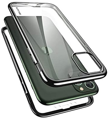 SUPCASE Unicorn Beetle Electro Series Slim Full-Body Protective Case with Built-in Screen Protector for 5.8-Inch iPhone 11 Pro (2019), Black