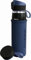 Cressi Water Bottle Tisk 500ml, Bottiglia Termica Inox con Protezione in Morbido Silicone Unisex Adulto, Blu Navy