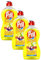Pril 5 Plus Lot de 3 flacons de liquide vaisselle au citron 450 ml