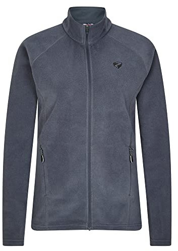 Ziener Damen JORDIE Fleece-Jacke, Mid Layer | Langarm, atmungsaktiv, Polartec, Ombre, 42