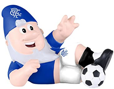 FOCO Official Rangers Football Club Sliding Tackle Garden Gnome