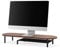 Woodcessories Monitorständer Holz Walnuss - Ergonomisch Schreibtisch Monitorerhöhung / Bildschirmerhöhung mit Ablage 70 x 10 x 22 cm