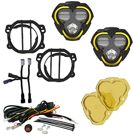 KC FLEX ERA® 3 Dual Mode SAE Fog Lights - 2-Light Master Kit - JK/JL/JT Plastic Bumpers