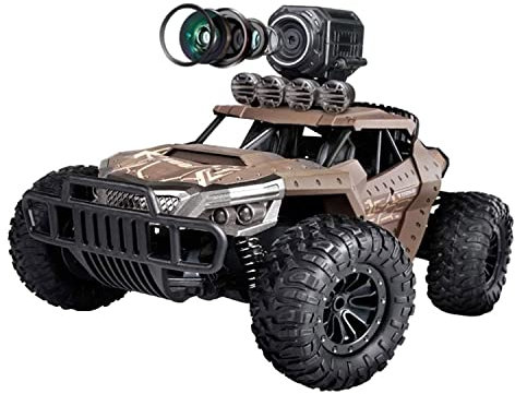 SSBHDM RC Buggy 2.4GHz Alloy Off-road Remote Control Car 4WD High-speed Mobile Phone Control Real-time Picture Transmission Camera RC Truck Toy Vehicle For Kids Adults Gift