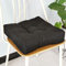 Lukery Stuhlkissen rutschfeste, Waschbare Leinen Weiche Sitzkissen Komfort Stuhlauflage als Stuhl Kissen für Outdoor & Indoor Gartenstuhl, Küche oder Esszimmerstuhl (45x45x9cm,Schwarz)