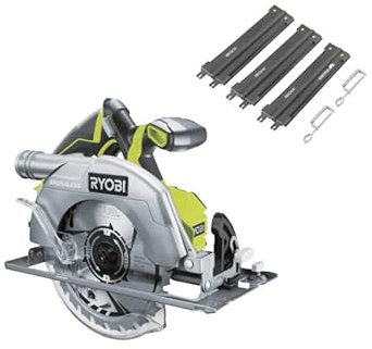 Confezione RYOBI - Sega circolare R18CS7-0 - brushless 18V OnePlus - 60mm - senza batteria e caricatore - Guida di tagli