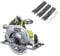 Confezione RYOBI - Sega circolare R18CS7-0 - brushless 18V OnePlus - 60mm - senza batteria e caricatore - Guida di tagli