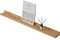 Gieanoo Bilderleiste Holz,100cm Eiche Regal Massiv Schweberegal Wandregal gewürzregal regalbrett Hängeregal Ideal für Wohnzimmer Schlafzimmer Badezimer (100cmx10cm)