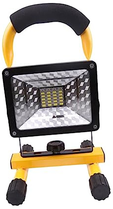 OSALADI Rechargeable Travail Lumière Lumière Crue Extérieure LED Lumière Crue 30W Spotlight Rechargeable Projecteur Rechargeable Projecteur Lampe De Travail Spots Patch Spotlight Portable