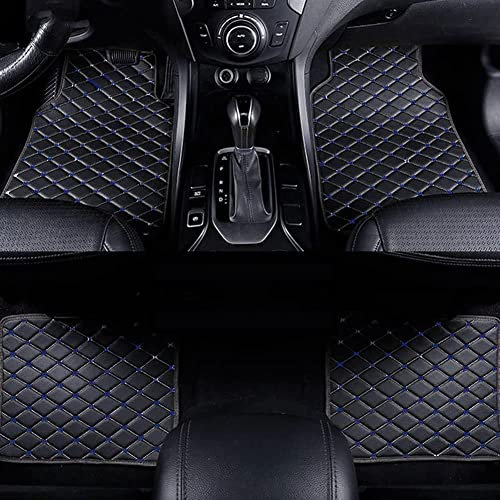 4-Teilig Auto Fußmatten für Volkswagen VW Tiguan 2. Gen SWB (5seats) 2016 2017 2018 2019 2020 2021 2022 2023, Premium Leder Allwetter Vorn Hinten Wasserdicht Anti Rutsch Schmutzmatte
