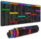 Linux Commands Line Programmierer, Programmierung, Cybersicherheit, Hacker, Tastenkombinationen, Spickzettel, Gaming-Tastatur, Mauspad, Schreibtischmatte, große erweiterte Gummisohle für Heimbüro (80
