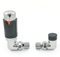 Thermostatic Radiator Valve Chrome & Anthracite Corner TRV – Style (Chrome & Anthracite)