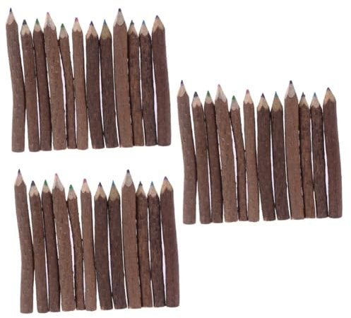 EXCEART 24 Stk Rinde Bleistift Bleistifte Aus Natürlichem Holz Künstler Skizzieren Bleistifte Aus Naturholz Zweig Bleistift Zweig Buntstifte Skizzenstift Ast Hölzern Kugelschreiber Bambus