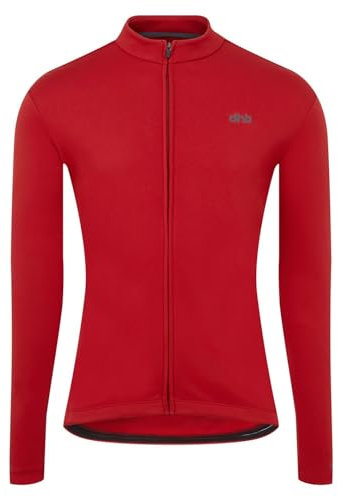 dhb Mens Long Sleeve Thermal Cycling Jersey Jester Red XS