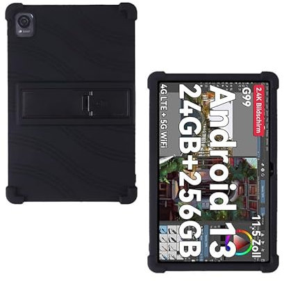 ORANXIN Coque pour Blackview Mega 1 - Silicone Antichoc Réglable Support Coque Souple Caoutchouc Protecteur Housses Etuis pour Blackview Mega 1 Tablette 11.5 Pouce