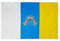Bandera XL Islas Canarias para Exterior, 225 x 150 cm, Balcón Reforzado y 2 Ojales Metálicos (225 x 150 cm)