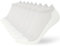 FM London Lot de 8 Paires de Chaussettes pour Homme en Bambou, Socquettes pour Homme, Chaussettes de Running, Respirantes, Résistantes aux Odeurs, avec Languette de Protection au Talon Blanc 43-46 EU